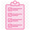 Lista De Verificacion Icono