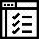 Lista De Verificacion Demostracion Icono