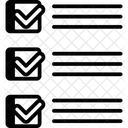 Lista de Verificación  Icono