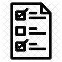 Lista de Verificación  Icono
