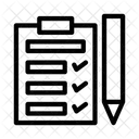 Lista De Verificacion Lista De Tareas Editar Icono