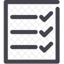 Lista de Verificación  Icono