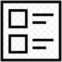 Lista de Verificación  Icono