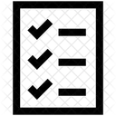 Lista de Verificación  Icono