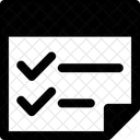 Lista de Verificación  Icono