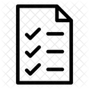 Lista de Verificación  Icono