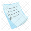 Lista De Verificacion Lista De Trabajo Lista Icono