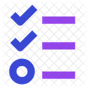 Lista De Verificacion Icono