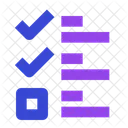 Lista De Verificacion Icono