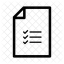 Lista de Verificación  Icono