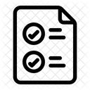 Lista de Verificación  Icono