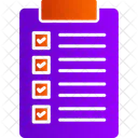 Lista de Verificación  Icono