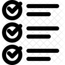 Lista de Verificación  Icono