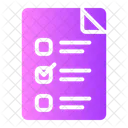 Lista de Verificación  Icono