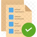 Lista de Verificación  Icono