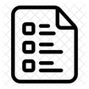 Lista De Verificacion Encuesta Agenda Icon