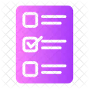 Lista de Verificación  Icono