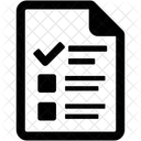 Lista de Verificación  Icono