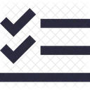 Lista de Verificación  Icono