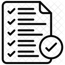 Lista de Verificación  Icono