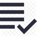 Lista de Verificación  Icono