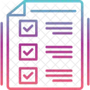 Lista de Verificación  Icono