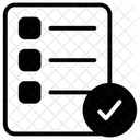 Lista de Verificación  Icono