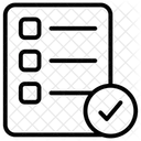 Lista de Verificación  Icono