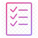 Lista de Verificación  Icono