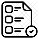Lista de Verificación  Icono