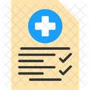 Lista De Verificacion Doctor Salud Icono