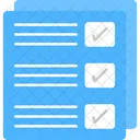 Lista de Verificación  Icono