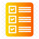 Lista de Verificación  Icono