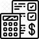 Lista de verificación contable  Icono