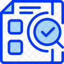 Lista De Verificacion De Auditoria Icono