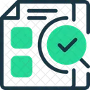 Lista De Verificacion De Auditoria Icono