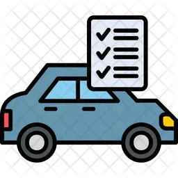 Lista de control del coche  Icono