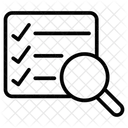 Busqueda Lista De Verificacion Lista De Tareas Icono