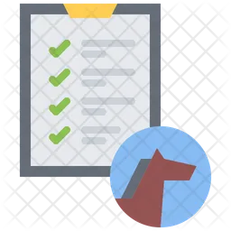 Lista de control de caballos  Icono
