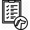 Lista de control de caballos  Icono