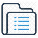 Lista De Verificacion Carpeta Archivo Icono