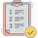 Lista De Control De Calidad Icono
