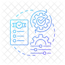 Cumplimiento de la lista de verificación  Icono