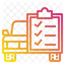 Lista De Verificacion Coche Archivo Icono