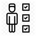 Lista De Verificacion Lista De Tareas Empleado Icono