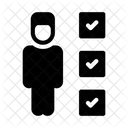 Lista De Verificacion Lista De Tareas Empleado Icono
