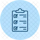 Lista De Verificacion Tarea Lista Icono