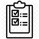 Lista de verificación-medicina-drogas-hospital-médico  Icono
