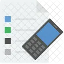 Movil Lista De Verificacion Lista Icono