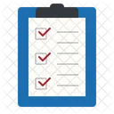 Portapapeles Lista De Verificacion Nota Icono